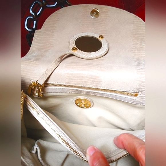 Vintage Tory Burch Lizard Embossed Bag - Picture 6 of 12